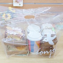 다하임 비닐 쇼핑백 모음, 1개, 봉쥬르PE 비닐쇼핑백 5매내외