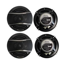 파이오니어 TS-A1676R 6.5인치 3-Way 320와트 자동차 동축 스테레오 스피커 4개(4개) 포함