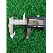 다용도 컬러 와이어 키링 열쇠고리, 블랙12cm