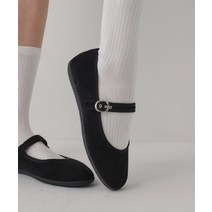 솔트앤초콜릿 (샤틴안감/기모안감) 라운드 토 메리제인 플랫 (1cm/4colors+3colors)