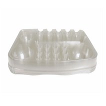 실험실 소모품 12 개/대 일회용 문신 홀더 트레이 디스크 스탠드 랙 스토리지 컨테이너 잉크 안료 액세서리, 한개옵션1, 02 Transparent 12pcs