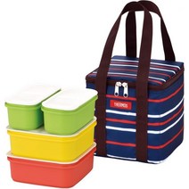 써모스 패밀리 프레시 도시락통 피크닉 도시락 2.7 L 118578, 네이비