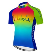 하키복 반티 하키 Proteam andalcia Maillot Ciclismo Hombre Verano 여름 빠른 건조 스페인 Camisa, jersey 6+XL