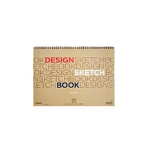 아트스퀘어 디자인 스케치북 순백색 트윈링 A03 8절