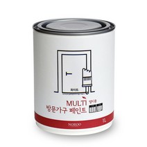[칼라메이트] [노루페인트]하우홈 방문 가구용 페인트 1L, 색상:에보니