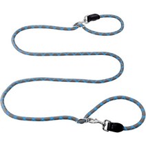 핸즈프리 8가지 기능 로프 가죽 리드줄 허리줄 가슴줄 Gihunk Hands Free Dog Leash(8.5ft) 8 in 1 Double Leash, 블루