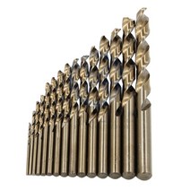 15Pcs 1.5mm-10mm 코발트 고속 스틸 트위스트 드릴 비트 M35 스틸 펀치 공구, 01 주황색
