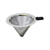 지티카페 2중 콘 스텐 커피 드리퍼 원두 핸드드립 용품 드립필터 1~2인용