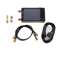 네트워크 측정기 나노 VNA 벡터 분석기 MF HF VHF UHF 단파 안테나 2.8 인치 LCD 스펙트럼 포함, [02] Black, 한개옵션1
