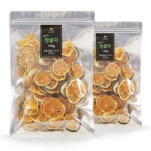 티즈 청귤차(자투리) 100g 2봉, 2팩