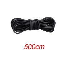 6mm 탄성 로프 번지 충격 코드 스트레치 문자열 넥타이 DIY 쥬얼리 야외 프로젝트 텐트 만들기 카약 보트 Backage, 5m NO Hook_4