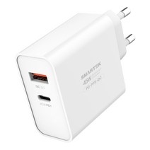 스마텍 45W 고속충전기/STQC-PD6000/급속/C타입/USB/2포트, C타입케이블 포함