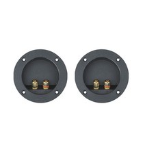 부메스터 포칼 자동차 차량 스피커 라운드 컵 바나나 플매트 카펫 러그 바인딩 포스트 DIY 가정 차량용 하, 한개옵션0