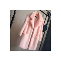밍크 밍크코트 HStar따뜻한 인조 모피 코트 및 재킷 여성용 솔리드 턴 다운 칼라 캐주얼 겨울 의류 161439