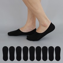싹스윕 남자 벗겨지지않는 무지 페이크삭스 양말 10켤레