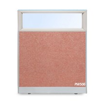 진웅파티션 PVC 45T 높이 1500 반유리 사무실파티션 파티션(부속별도), PW506