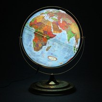 맵소프트 30cm 데스크 타임 조명 별자리 지구본 360도 회전 세계시차 학습용, 3번_30cm 지형 데스크 타임 조명 지구본