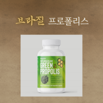 브라질그린 브라질 프로폴리스 항산화 치아영양제 잇몸 건강 재생 면역력 강화 강화제 캡슐 60정