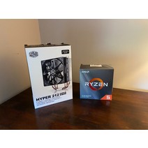 AMD Ryzen 5 3600 프로세서 및 Cooler Master 212 쿨러(3.6Ghz 6코어)