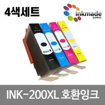 삼성 INK-K200 C200 M200 Y200 재생잉크 4색세트 SCX-1490 W SCX-1855F W SCX-2000FW, 1개