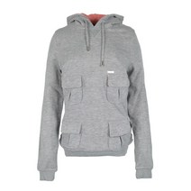 [디스퀘어드2] 12주년 여성 포켓 코튼 후드티 그레이 75GP0218