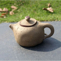 XINNANUO 티포트 자사호 찻주전자 빨간색 영지 주전자가정용 주전자단품 택배없음, T13-220CC갈색 옆으로 머쉬룸 주전자를 덮다