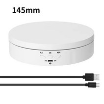 카니발회전시트 138/145/200mm 3 단 회전 디스플레이 스탠드 360 전기 제품 턴테이블 비디오 촬영용, [01] 145mm white standard