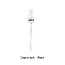 18/10 스테인리스 서양식 식기 나이프 스푼 포크 티스푼 젓가락 세척기 안전 세트, Dessert fork