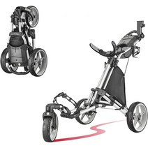 골프백 수동 트롤리 캐디수동카트 이륜 삼륜 접이식, b, 상세 페이지 참고