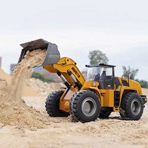 RC 지게차 포크레인 유압 지게차 원격 조종 중장비, 11채널엔지니어링굴삭기(합금버전)510