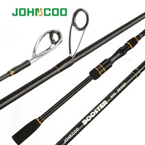 JOHNCOO 부스터 스피닝 낚싯대 2 팁 MML 5-28g Ex-fast action 2.1m 2.4m 스피닝 낚싯대 및 베이트 캐스팅 로드, 부스터 702C, 중국