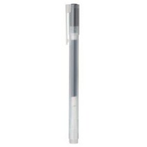 무인양품 무지 젤 잉크 볼펜 캡 노크 0.38 mm 0.5 mm, 블루, 노크식 0.5m