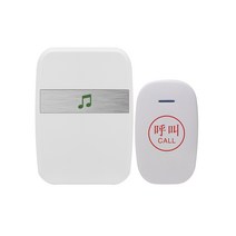 무선 노인 경보 호출벨 응급 비상벨 환자 안심벨, 2개의 SOS 확장이 있는 호스트 1개