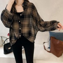 리더스타 1-H-290 여성블라우스 여성셔츠 오버핏 셔츠 박시핏 블라우스