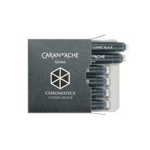 CARAN DACHE 국제규격으로 타상품과 호환되는..까렌다쉬 만년필 잉크 카트리지 6본입 8021, 잉크 색상, 1개