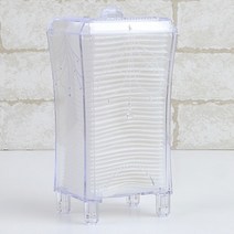 크리스탈 화장솜 향수 통 용기 뚜껑 솜 포함 케이스