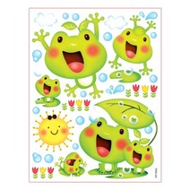 그래픽 펀 유니테크 스티커 개구리1 FDT-85002