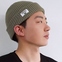 이코마켓 스쿼드 국산 남녀공용 사계절 데일리 숏비니 레옹비니 와치캡 챙없는모자 골지 니트비니 골지비니