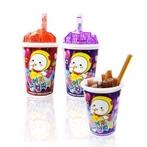 1500 불어라 컵피리 캔디 40g 콜라 포도 빨대 젤리 연주 어린이집 유치원 간식 단체 선물