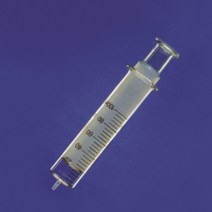 유리 주사기 Glass Syringe 글라스 시린지, Luer Tip 기본형, 1ml, 1개