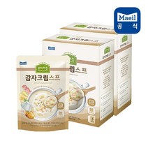 상하목장 슬로우키친 스프 3종 양송이/클램차우더/감자크림스프 150g 3개입 2박스(총6팩), 상하 감자크림스프 3개입 2박스, 2개