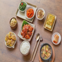 여누반찬공방 한상차림 수제 가정식 일주일 반찬 세트 9첩반상, 상세페이지 참조, 1세트