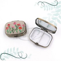 토이앤스티치/자수용/약함/사각/청동/약함만들기/퀼트/십자수/프랑스자수-당일발송, F85 - 사각 약함 - 청동