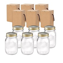 보르미올리 콰트로 유리병 500ml 6p + 기프트 박스 6p 세트, 1세트