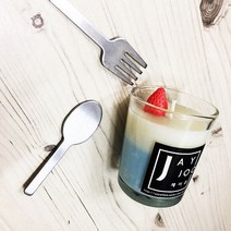 [제이쥬]투톤딸기소이캔들 3온즈 / 돌 결혼 답례품캔들 퇴사선물, 색상:단일색상|사이즈:라튤립