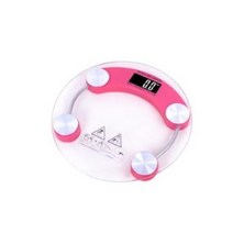 H&I 컬러 원형 미니 체중계, 핑크