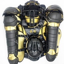 도쿠마 도코마 포수장비 초경량 캐처장비 니세이버 헬멧 가방포함 블랙골드