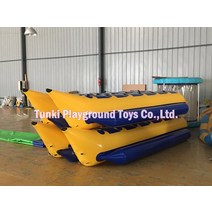 바나나보트 수상레저 FRP보트 12 개의 좌석 팽창 식 물 조정 바나나 보트, 한개옵션0