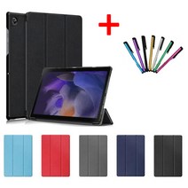 SMASUNG GALAXY TAB A 터치펜 증정 삼성 갤럭시탭A8 10.5 스마트 케이스 SM-X200 SM-X205, 블랙