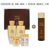 가인비책 진 3종 세트 + 인진쑥 에센스 1개 주름개선 기능성화장품, 150mlX2